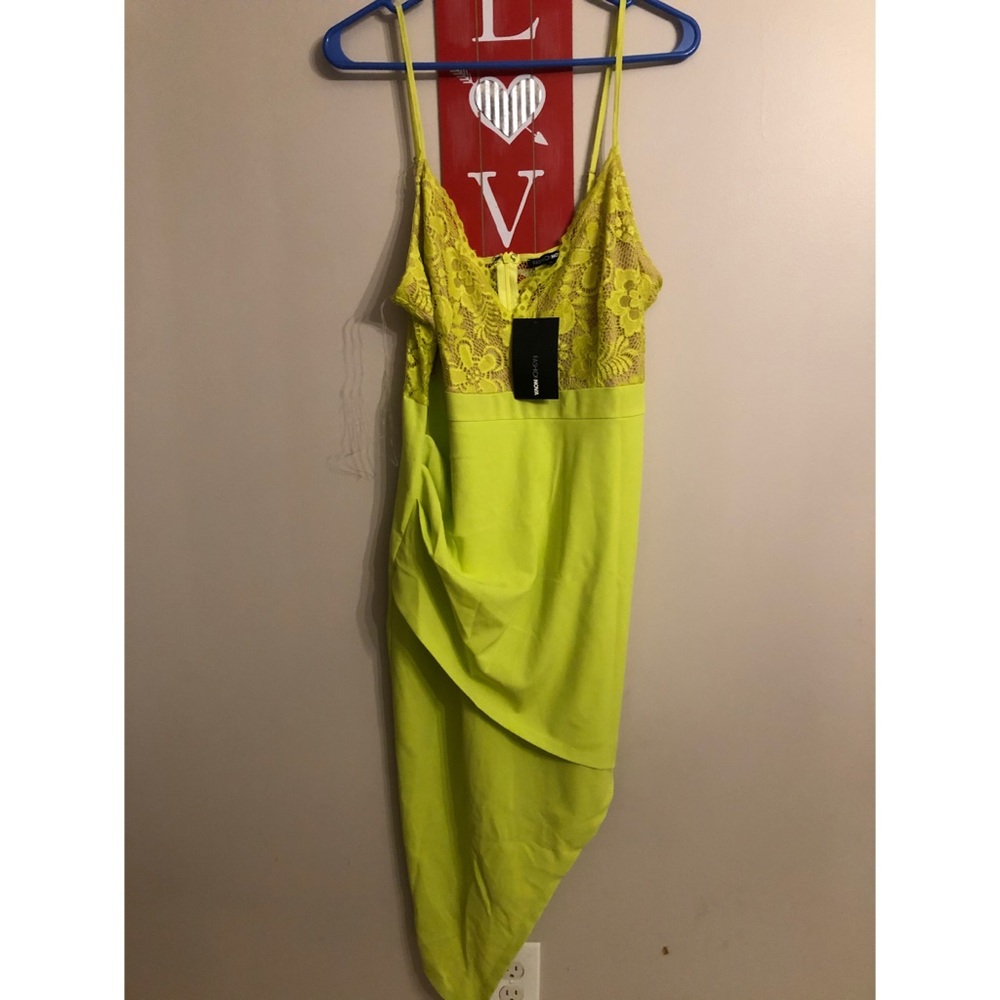 Lace midi dress from Fashion Nova